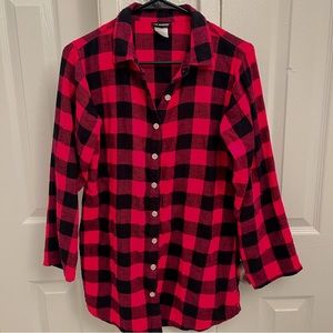 Joe Boxer Pink & Black Flannel